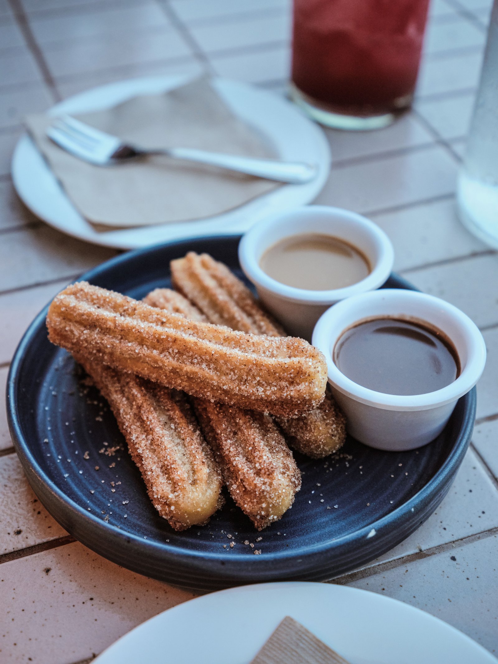 Churros con chocolate